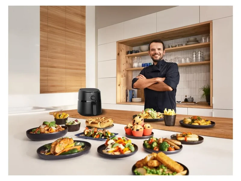 Philips Airfryer XL 6,2 Liter Heißluftfritteuse mit 12 Programmen und Rapid Air