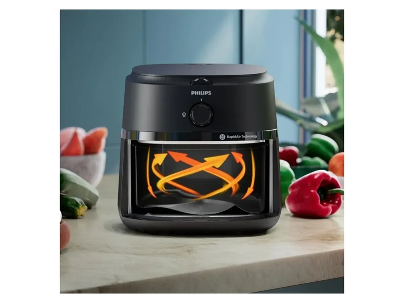 Philips Airfryer XL 6,2 Liter Heißluftfritteuse mit 12 Programmen und Rapid Air