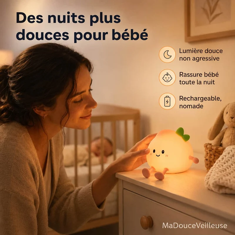Veilleuse pêche - LumiPeach