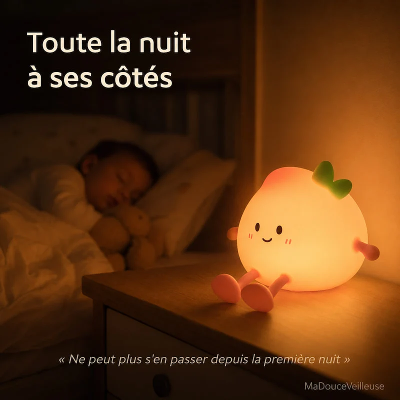 Veilleuse pêche - LumiPeach