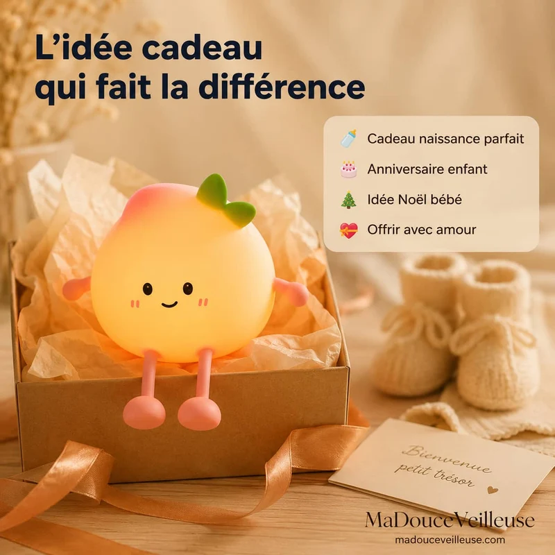 Veilleuse pêche - LumiPeach