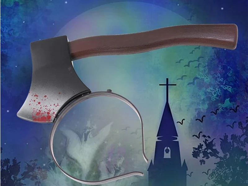 Halloween Axt Stirnband Kostüm Zubehör Blutige Axt Party Verkleidung 🎃🪓