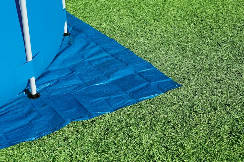Bestway Pool Bodenplane 335x335 cm PE Unterlage für Aufstellpools bis Ø305 cm