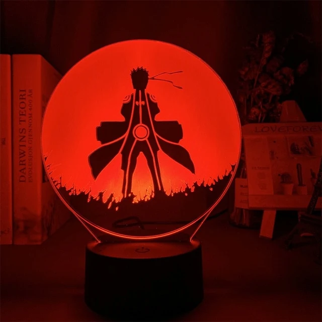 Naruto Uzumaki LED Nachtlampe Sasuke Kakashi Hatake Kids Slaapkamer Nachtlampje Itachi Uchiha