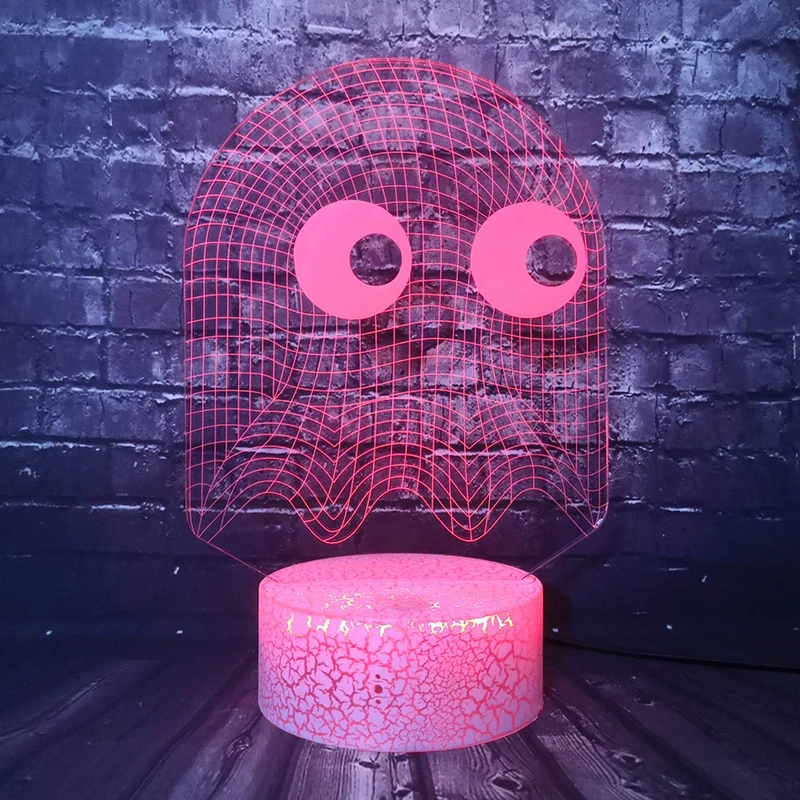Pacman Lampe mit Farbwechsel und 3D Effekt