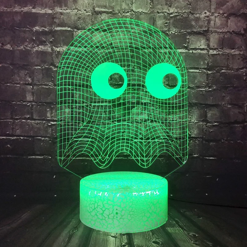 Pacman Lampe mit Farbwechsel und 3D Effekt