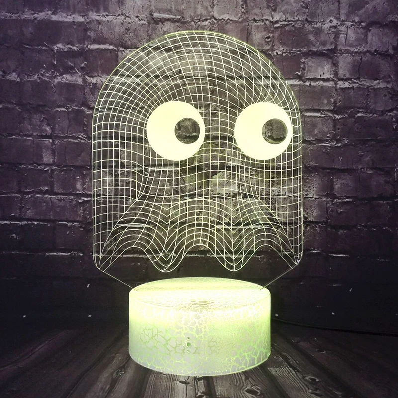 Pacman Lampe mit Farbwechsel und 3D Effekt