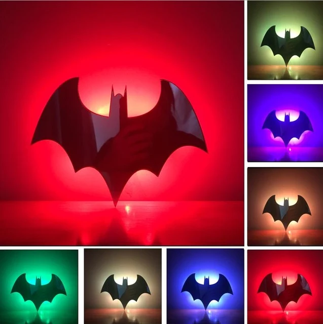 Batman Wandlampe LED Licht