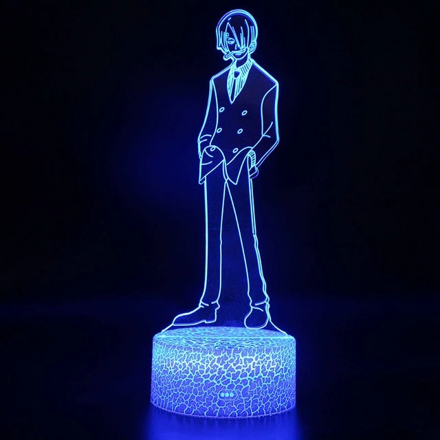 One Piece Anime 3D Lampe mit Farbwechsel - verschiedene Motive