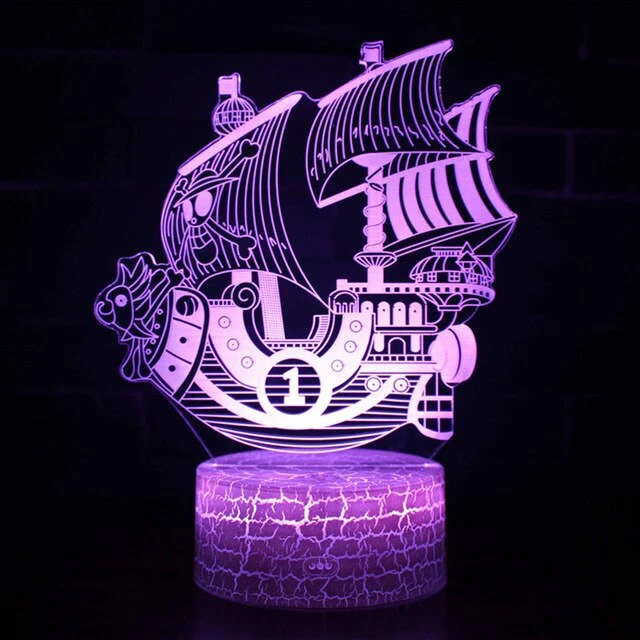 One Piece Anime 3D Lampe mit Farbwechsel - verschiedene Motive