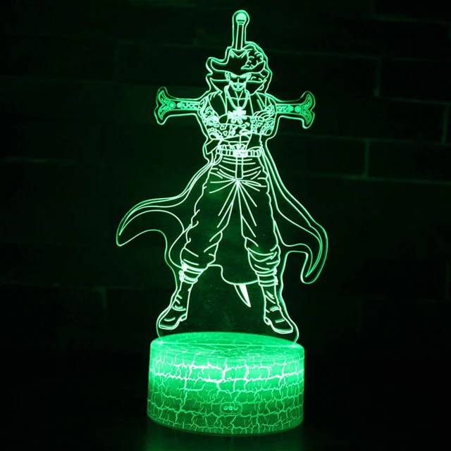 One Piece Anime 3D Lampe mit Farbwechsel - verschiedene Motive