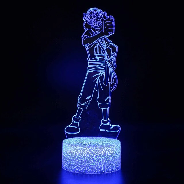 One Piece Anime 3D Lampe mit Farbwechsel - verschiedene Motive