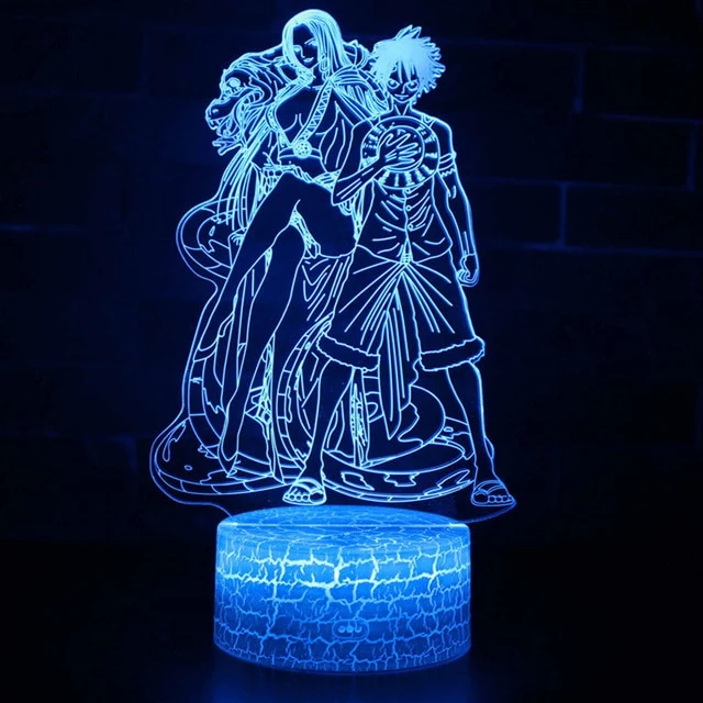 One Piece Anime 3D Lampe mit Farbwechsel - verschiedene Motive