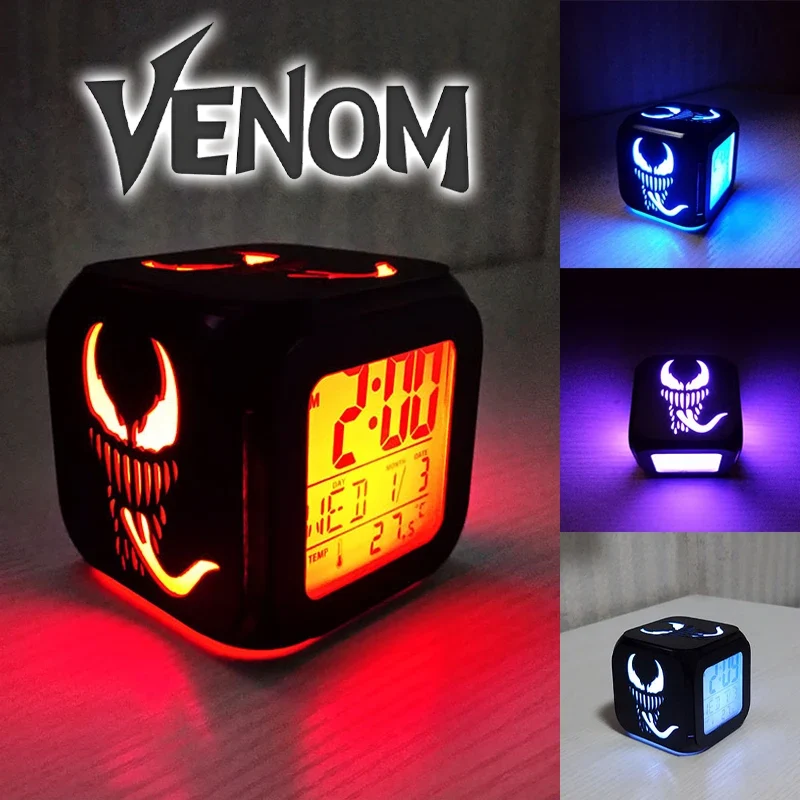 Venom LED Wecker – Wach auf mit der dunklen Seite