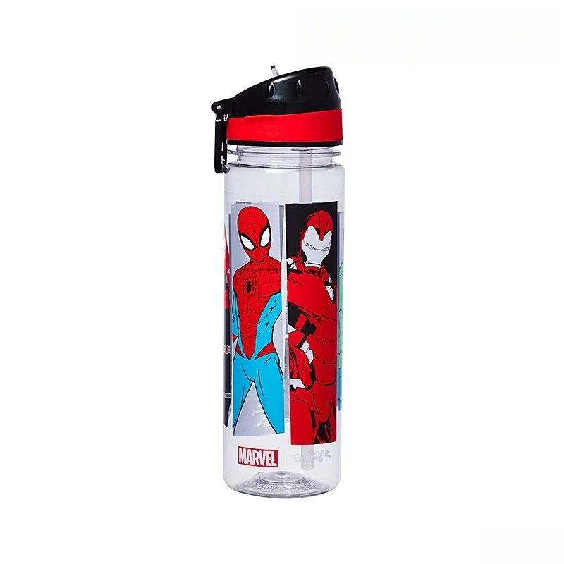 Smiggle Spiderman Iron Man Wasserflasche (650ML)