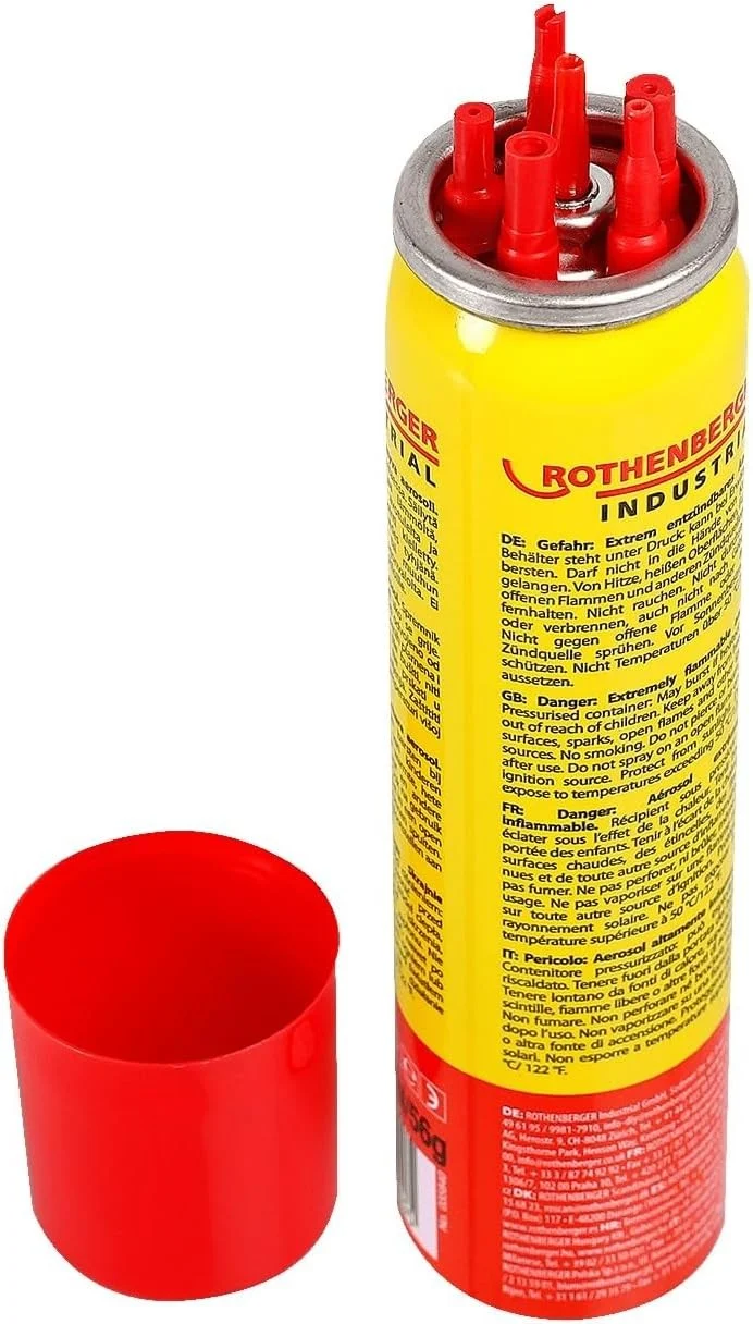 Rothenberger Industrial 2x Nachfüllgas 100 ml – Universal Feuerzeuggas + 5