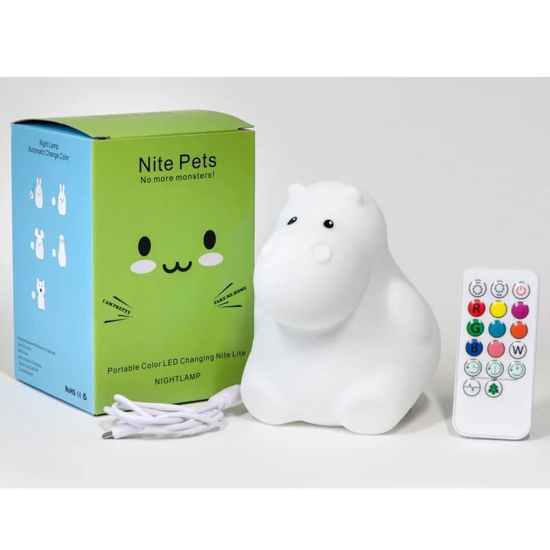 Lights 4 Kids Nachtlamp Nijlpaard