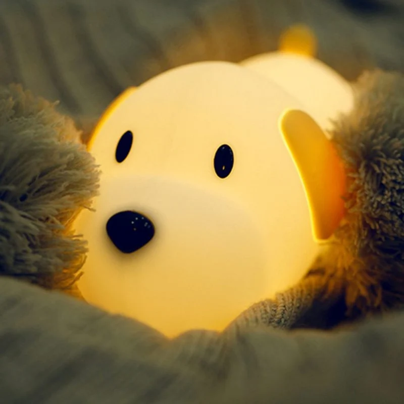 Süßer Hundewelpe Nachtlampe Nachtlicht