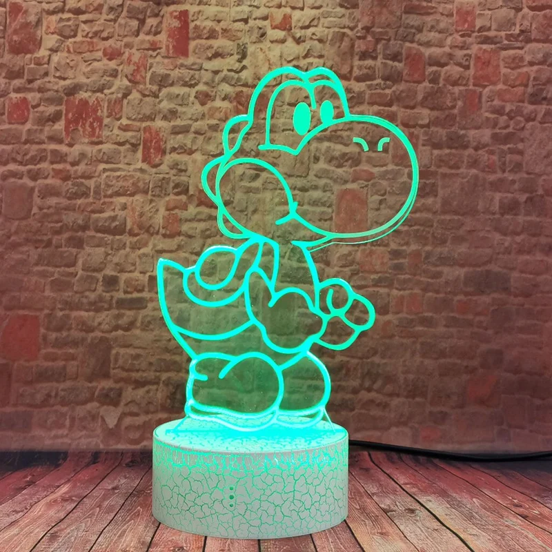Yoshi Nachtlicht mit Farbwechsel Funktion