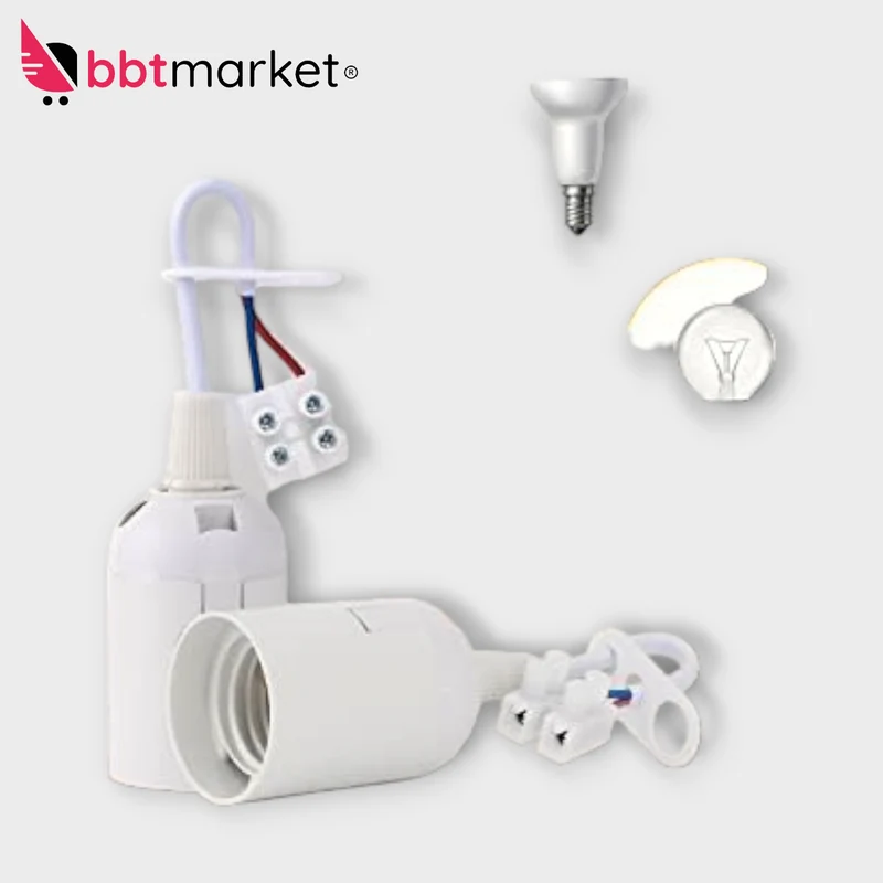 Renovierfassung E27 Kabel Baufassung Lampenfassung Baustellenfassung Schwarz neu