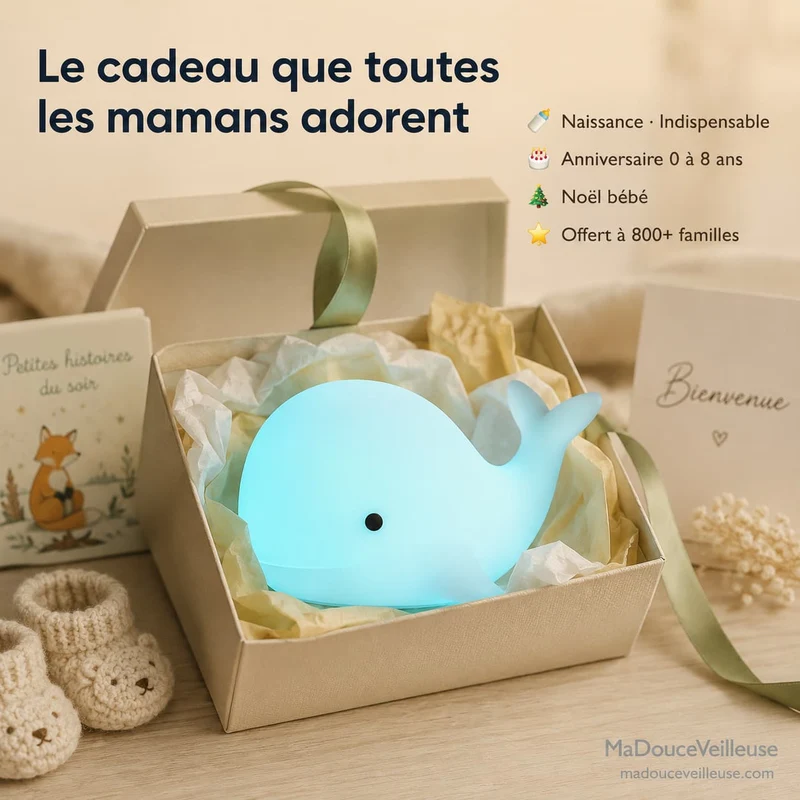 Veilleuse baleine bebe | BaliLuz