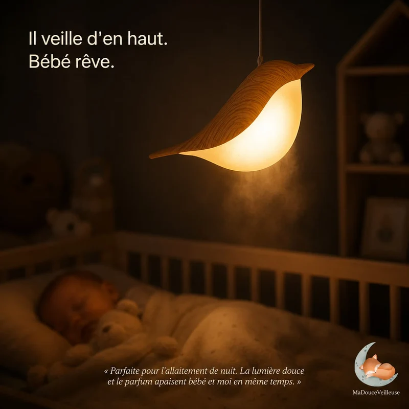 Veilleuse oiseau tactile - ZenBird