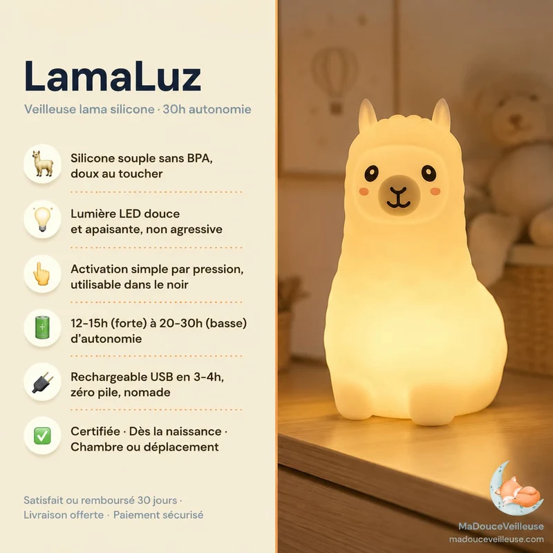Veilleuse Lama - LamaLuz