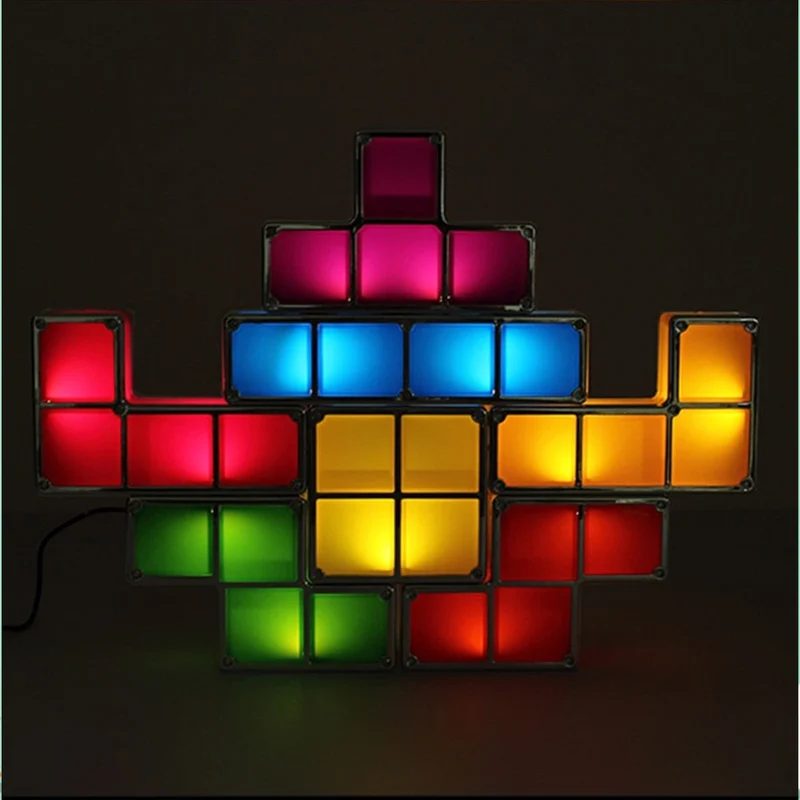 Tetris Nachtlicht, Lampe, Tischlicht