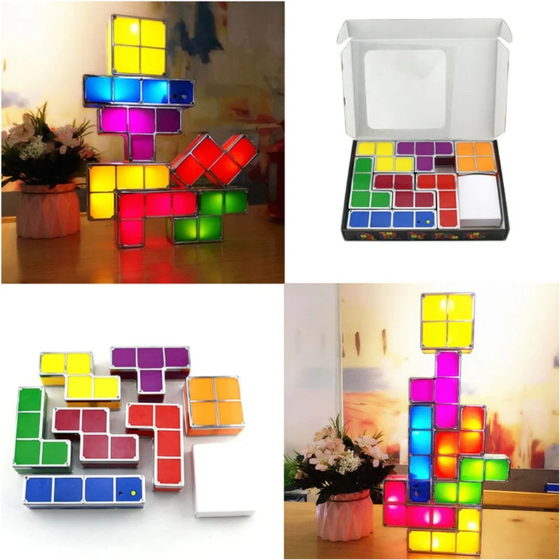 Tetris Nachtlicht, Lampe, Tischlicht
