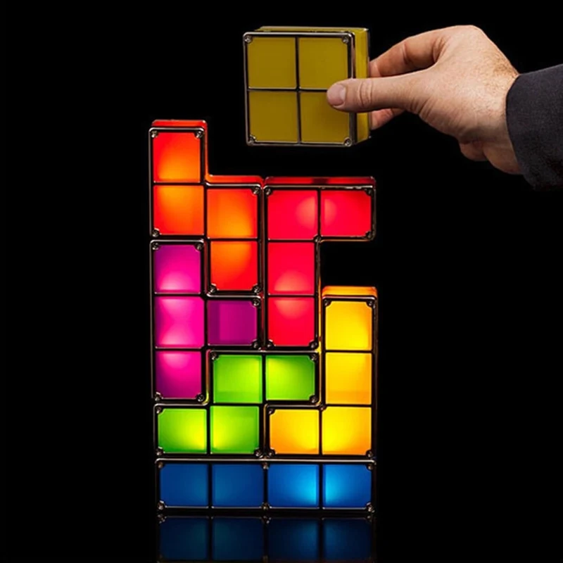Tetris Nachtlicht, Lampe, Tischlicht