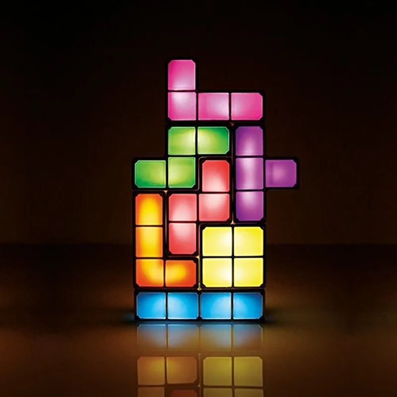Tetris Nachtlicht, Lampe, Tischlicht