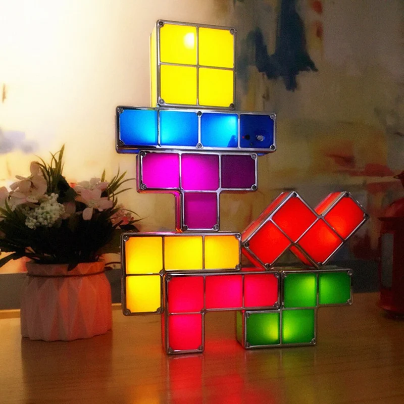 Tetris Nachtlicht, Lampe, Tischlicht