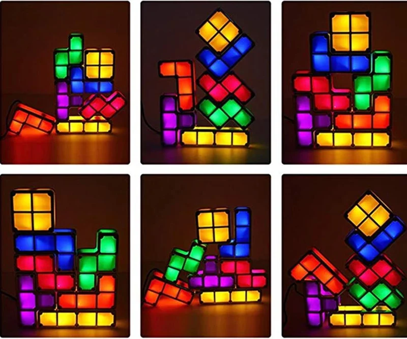Tetris Nachtlicht, Lampe, Tischlicht