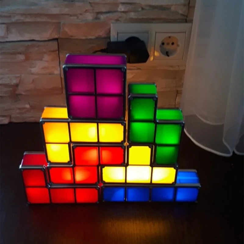 Tetris Nachtlicht, Lampe, Tischlicht