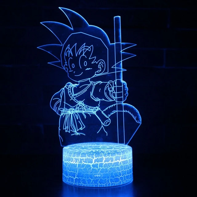 Dragon Ball Lampe mit Farbwechsel und magischen 3D Effekt