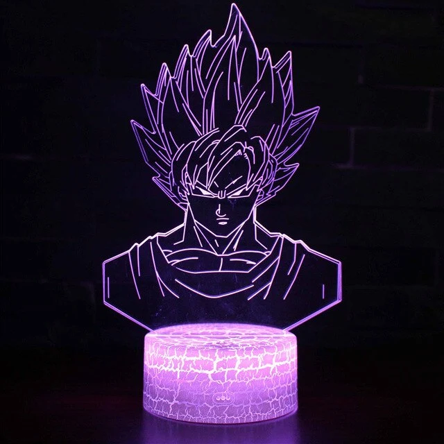 Dragon Ball Lampe mit Farbwechsel und magischen 3D Effekt