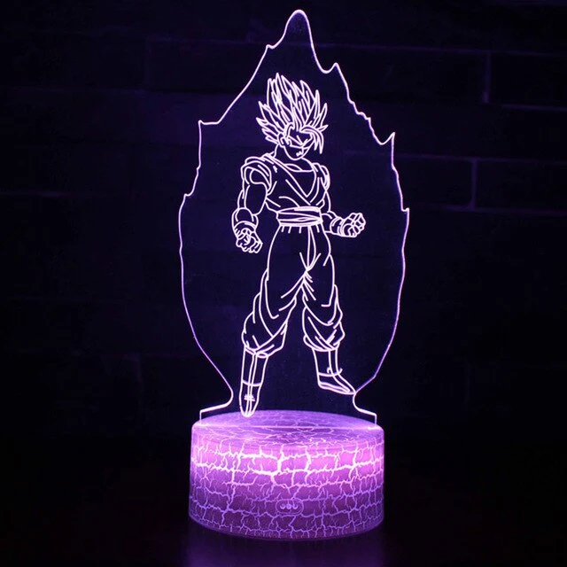 Dragon Ball Lampe mit Farbwechsel und magischen 3D Effekt