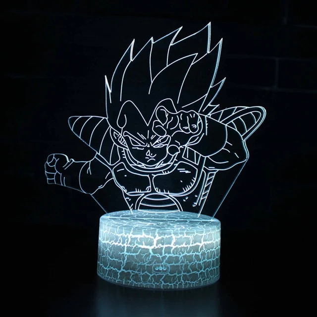 Dragon Ball Lampe mit Farbwechsel und magischen 3D Effekt