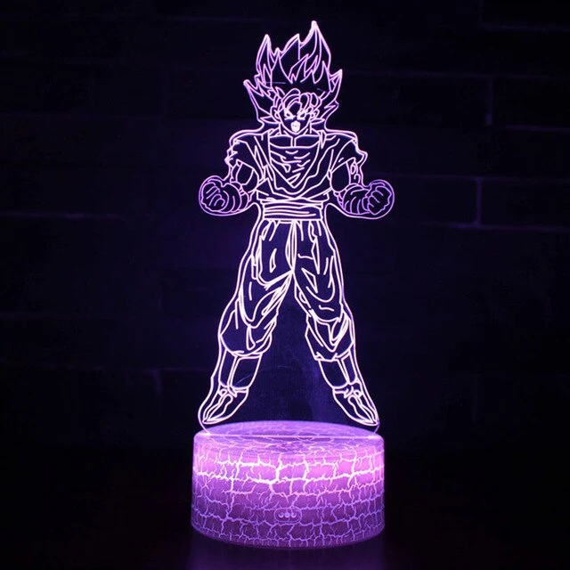 Dragon Ball Lampe mit Farbwechsel und magischen 3D Effekt