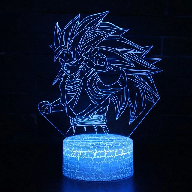 Dragon Ball Lampe mit Farbwechsel und magischen 3D Effekt
