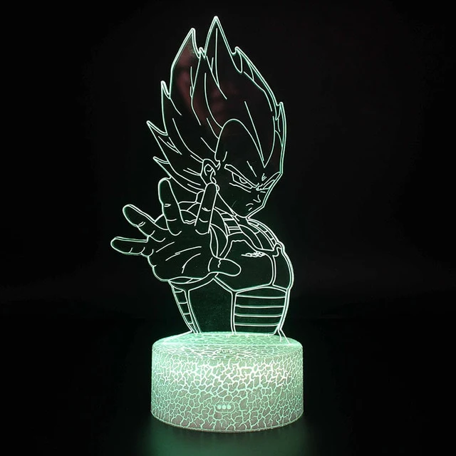 Dragon Ball Lampe mit Farbwechsel und magischen 3D Effekt