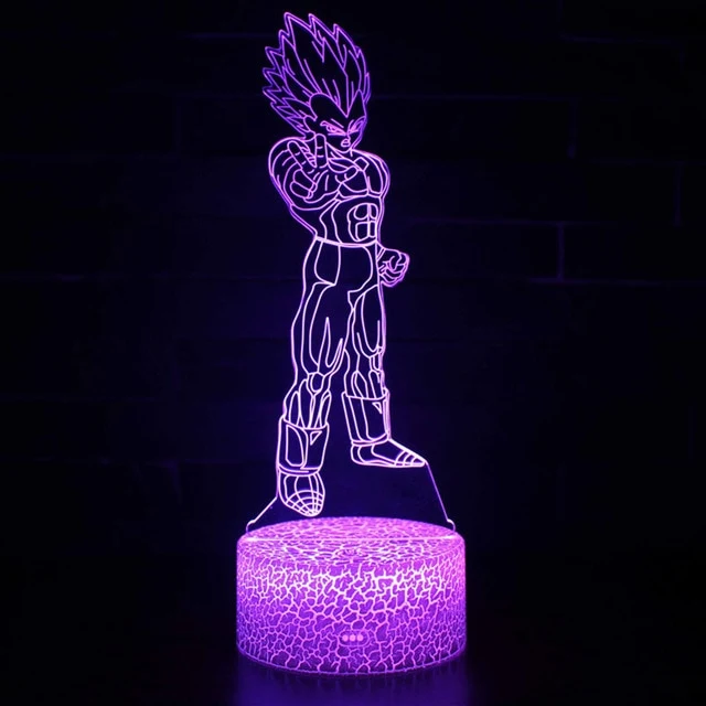 Dragon Ball Lampe mit Farbwechsel und magischen 3D Effekt