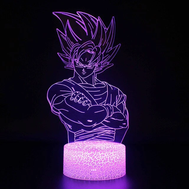 Dragon Ball Lampe mit Farbwechsel und magischen 3D Effekt