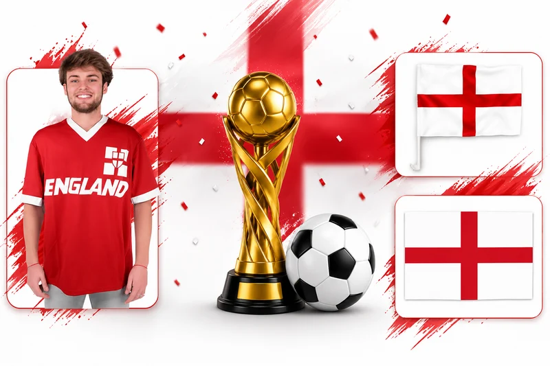 England Fanartikel WM EM T-Shirt Flagge Autofahne Modellwahl