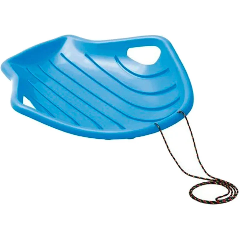 Schlitten 78x60 cm mit Zugseil – Robuster Schneeschlitten für Kinder und Jugendliche