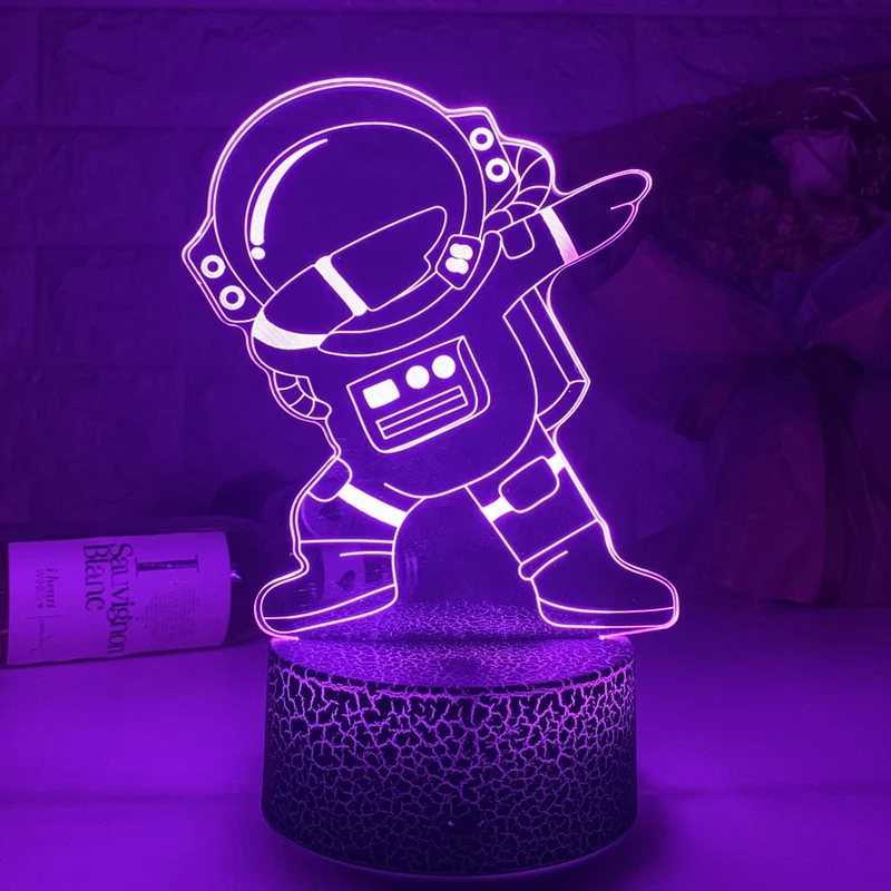 Lustiger Astronaut als Nachttisch Lampe Deko Licht