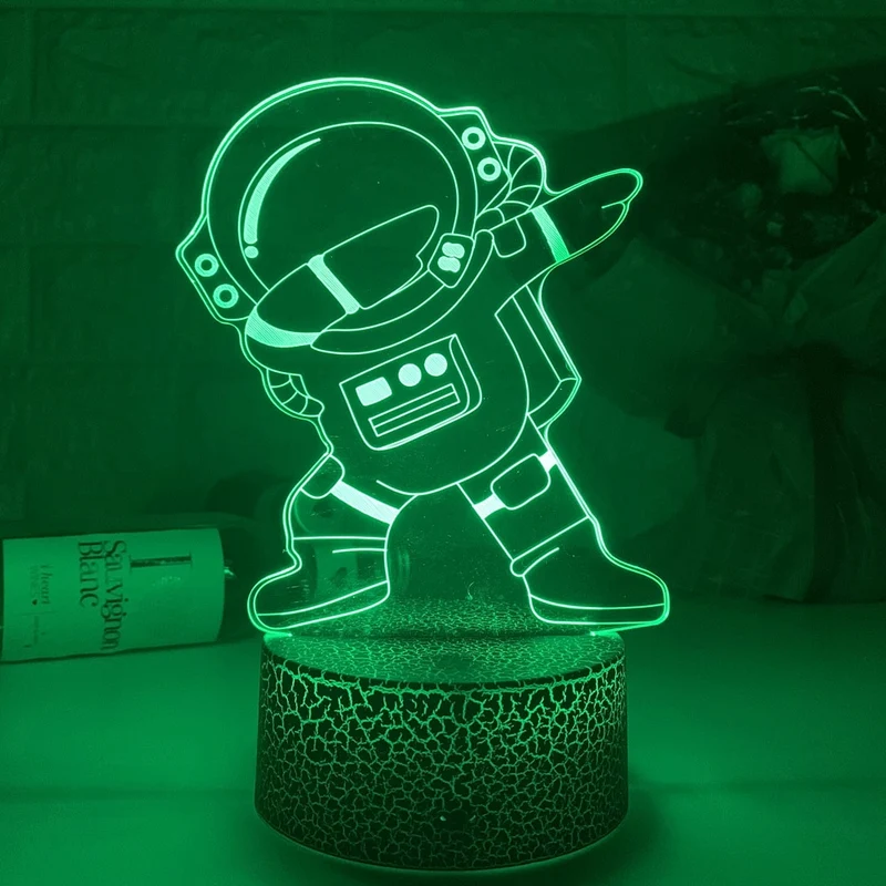 Lustiger Astronaut als Nachttisch Lampe Deko Licht