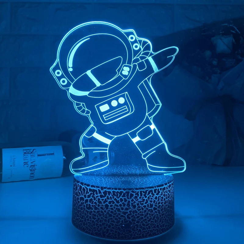 Lustiger Astronaut als Nachttisch Lampe Deko Licht