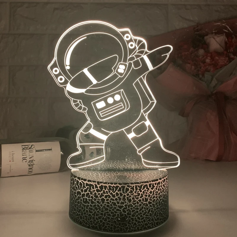 Lustiger Astronaut als Nachttisch Lampe Deko Licht