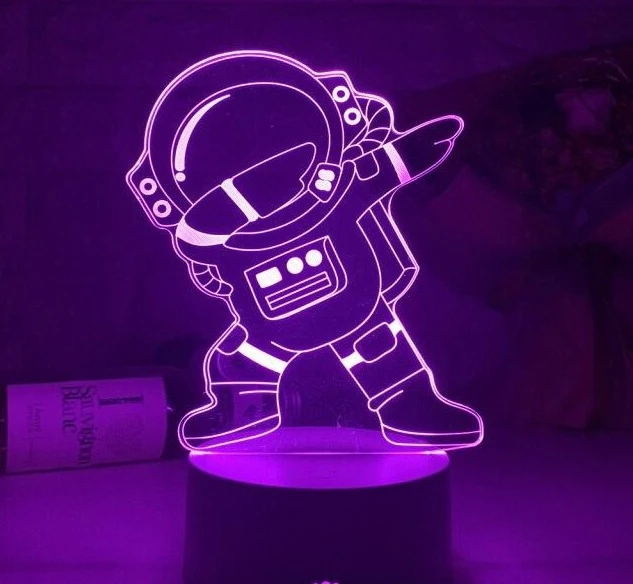 Lustiger Astronaut als Nachttisch Lampe Deko Licht